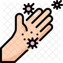 Hand Virus Bacteria Icon