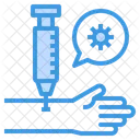 Coronavirus Impfstoff  Symbol