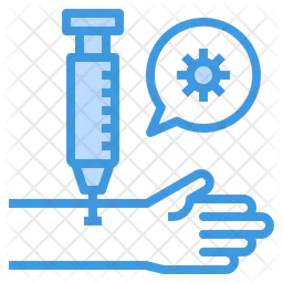 Coronavirus Impfstoff  Symbol