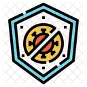 Protection Anti Bacteria Biology Icon