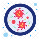 Coronavirus-Keime  Symbol