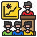 Coronavirus News Covid Growth News Report Icon