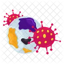 Coronavirus Pandemic Corona Global Virus Icon