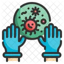 Coronavirus Safety Gloves  Icon