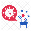 Coronavirus Speech  Icon