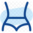 Formato Do Corpo Minimalista Feminino Bem Estar Ícone