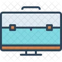Corporate Briefcase Business Icon