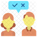 Icorporate Talk Corporate Decision Decision Making Icon