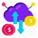 Fluctuations Analysis Finance Icon