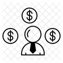 Corporate Greed Icon