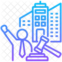 Corporate Law Business Company Icon
