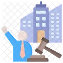 Corporate Law Business Company Icon