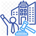 Corporate Law Business Company Icon
