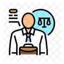 Lawyer Corporate Law Icon
