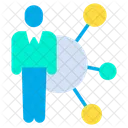 Corporate Network Connection Icon