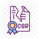 Corporate social responsibility violation  Icon
