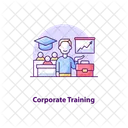 Corporate Training Discussion Icon