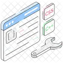 Correcao De Codigo Programacao Reparo Web Icon
