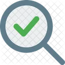 Correct Search Approved Search Verified Search Icon