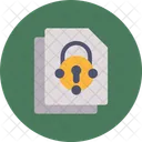 Correctif De Fichier De Securite Fichier Document Icon