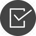 Correcto Verdadero Verificar Icono