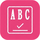 Corrector Corrector Ortografico Lista Icono