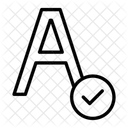 Corrector Ortografico Ortografia Texto Icono