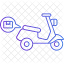 Mensageiro de bicicleta  Ícone