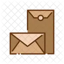 Correio e envelope  Ícone