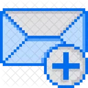 Correo Pixelart Mas Icono