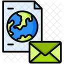 Correo Tierra Mundo Icono