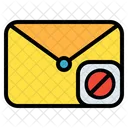 Correo Mensaje Bloquear Icono