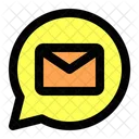 Chat por correo electrónico  Icono