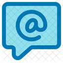 Chat por correo electrónico  Icono