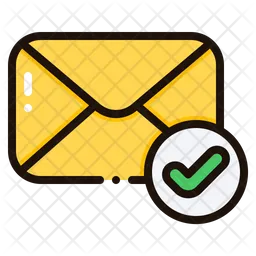 Correo completado  Icono