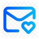 Corazon De Correo Comunicacion Chat Icono