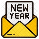 Correo de año nuevo  Icono