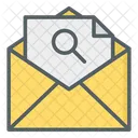 Buscar Correo De Documentos Buscar Correo Correo De Documentos Icono