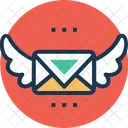 Aereo Correo Expreso Icono