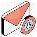 Descarga De Correo Descarga De Correo Electronico Descarga De Sobre Icono