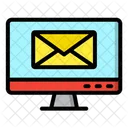 Correo Electronico Pantalla Computadora Icon