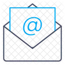 Icono De Correo Electronico Icono De Mensaje Comunicacion Con El Paciente Icono