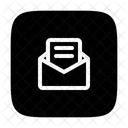 Abrir Correo Electronico Carta Ui Icono