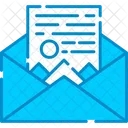 Abrir correo electrónico  Icono