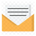 Correo Electronico Abierto Icono