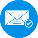 Chequeo de correo electrónico  Icono