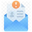 Correo Electronico De Queja Problema Advertencia Icon