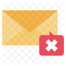 Correo electrónico fallido  Icono