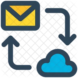 Correo en la nube  Icono