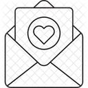 Comunicacion Correo Electronico Mensaje De Amor Icon